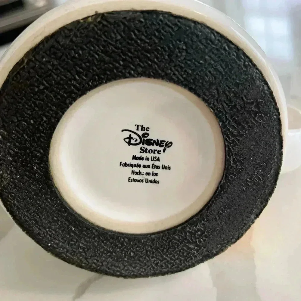 Vintage 90s Disney Mickey Mouse‎ Ceramic Travel Mug Highwave USA